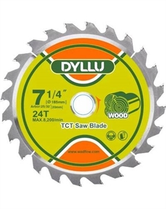 Пильный диск DYLLU 185x20мм / DTTC1K04 Dyllu