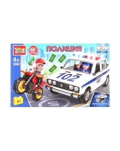 Конструктор Lada-2106: погоня за мотоциклистом / 3200-CY Город мастеров