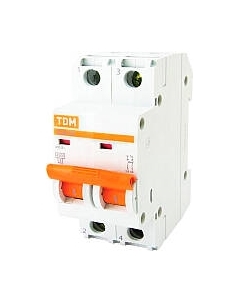 Выключатель автоматический TDM ВА 47-29 2Р 40А (В) 4.5кА / SQ0206-0030 Tdm
