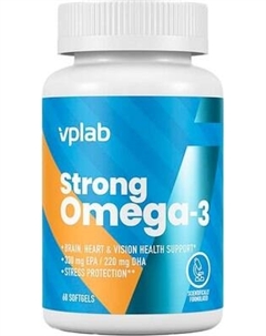 Жирные кислоты Vplab Стронг Омега-3