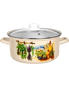 Кастрюля Лысьвенские эмали Санторини С-1510 САП2/4ЖмЭК