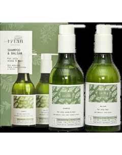 Набор косметики для волос 19 LAB Легкость и объем Шампунь+Бальзам 19 lab