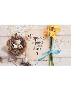 Полотенце Этель Счастья и мира Вашему дому / 6261135