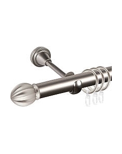 Карниз для штор АС ФОРОС Grace D25Г + наконечники Тапас Ас форос