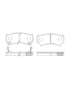 Тормозные колодки Patron PBP1551 Патрон