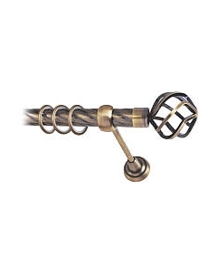 Карниз для штор Lm Decor Булава 097 1р витой 25мм Lm decor