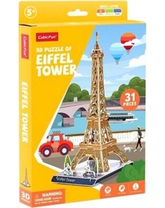 Конструктор CubicFun Эйфелева башня / E1624h Cubicfun