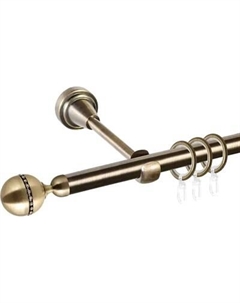 Карниз для штор АС ФОРОС Prime D16Г + наконечники кортеза Ас форос