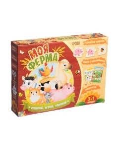 Развивающий игровой набор Моя ферма 3 в 1 / 7810203 Puzzle time
