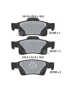 Тормозные колодки 2519601 Textar