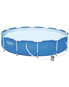 Каркасный бассейн Steel Pro 56681 (366x76 см) с фильтр-насосом Bestway