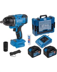 Аккумуляторный ударный гайковерт SC 1807 Xcase, XLTpro (2х6 А*ч, з/у 6 А) Bull