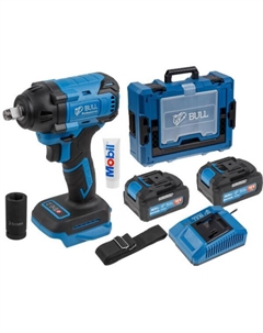 Аккумуляторный ударный гайковерт SC 1804 Xcase (2х4 А*ч, з/у 4 А) Bull