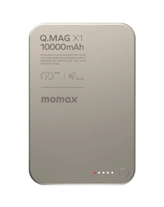 Внешний аккумулятор IP117A Q.Mag X1 10000mAh (титан) Momax