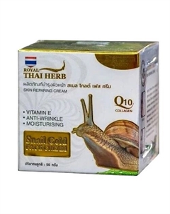 Антивозрастной тайский крем с муцином улитки, золотом и витамином Е 50 Thai herb
