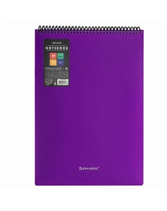 Блокнот А4 80 листов Metropolis Brauberg