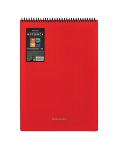 Блокнот А4 80 листов Metropolis Brauberg