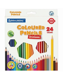 Карандаши цветные PREMIUM Brauberg