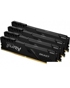 Оперативная память FURY Beast 4x32GB DDR4 PC4-21300 KF426C16BBK4/128 Kingston