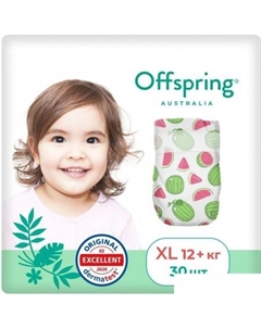 Подгузники XL 12+ кг Арбузы OF01XL30WML (30 шт) Offspring