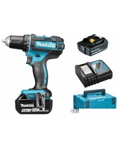 Дрель-шуруповерт DDF482RTJ (с 2-мя АКБ, кейс) Makita