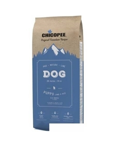 Сухой корм для собак PNL Puppy Lamb & Rice 20 кг Chicopee