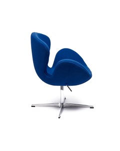 Кресло swan chair синий 61x95x61 см Bradexhome