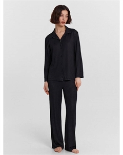 Комплект женский (блузка, брюки) в черном цвете Mark formelle