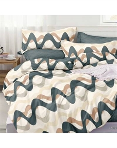 Комплект постельного белья Alleri Поплин Luxe Евро Max / П-373