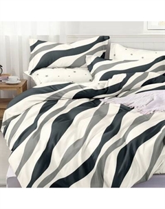 Комплект постельного белья Alleri Поплин Luxe 2сп с европростыней / П-369