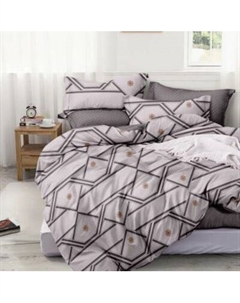 Комплект постельного белья Alleri Поплин Luxe 1.5сп / П-372