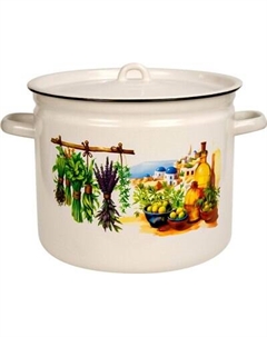 Кастрюля Лысьвенские эмали Санторини С-1621/4ЖмЭК