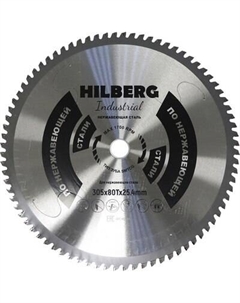 Пильный диск Hilberg 305x25.4x80Тx0 2.4мм / HSF305