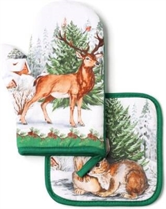 Набор прихваток Этель Новогодний лес / 6535958