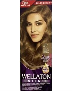 Крем-краска для волос Wellaton Intense Стойкая 7/17