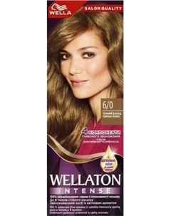 Крем-краска для волос Wellaton Intense Стойкая 6/0