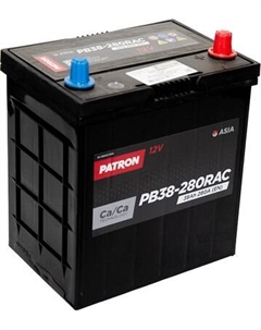 Автомобильный аккумулятор Patron Asia PB38-280RAC Патрон