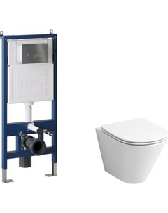 Унитаз подвесной с инсталляцией GR-4477S+900.K31.01.000+700.K31.05.42M.42M Grossman