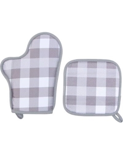 Набор прихваток Клетка / 9788434 Этель