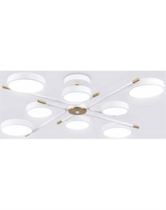 Люстра Ambrella FL516338/8 WH/CP