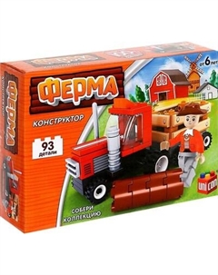 Конструктор Ферма Лесозаготовочный грузовик / 5164185 Unicon
