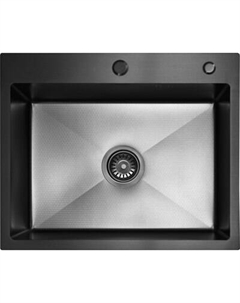 Мойка кухонная FS-5848HN Honeycomb Nano Black Eco + 501F40-B Blantek