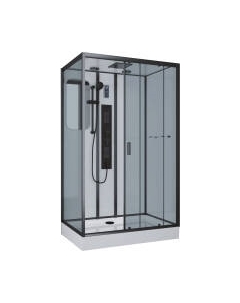 Душевая кабина Niagara NG-6912-01GQR BLACK 120x80x210