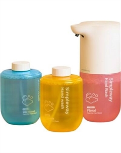 Сенсорный дозатор для жидкого мыла Simpleway Дозатор для ванной с набором мыла / SW99845