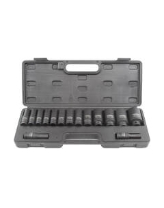 Набор головок слесарных ForceKraft FK-4166D-9MPB Forcekraft