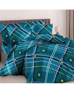 Комплект постельного белья 1.5сп Клетка классика 10239-2 Реноме