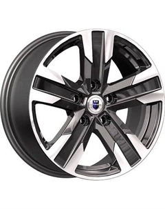 Литой диск K&K Висмут (КС100) 16x7" 5x115мм DIA 70.2мм ET 40мм Алмаз черный K&k