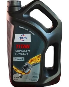 Моторное масло Titan Supersyn Longlife 5W40 / 601424991 Fuchs