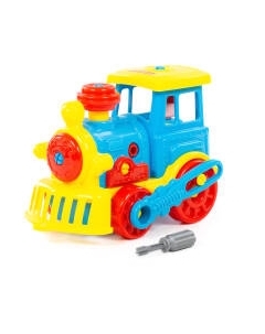 Игрушка-конструктор Полесье Паровоз / 84842