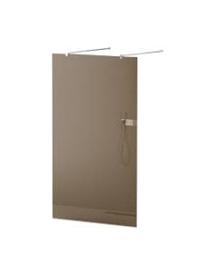 Душевая стенка LIBERTA-L-2-80-BR-Cr Cezares